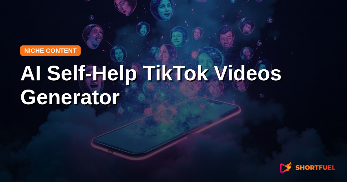 AI Self-Help TikTok Videos Generator